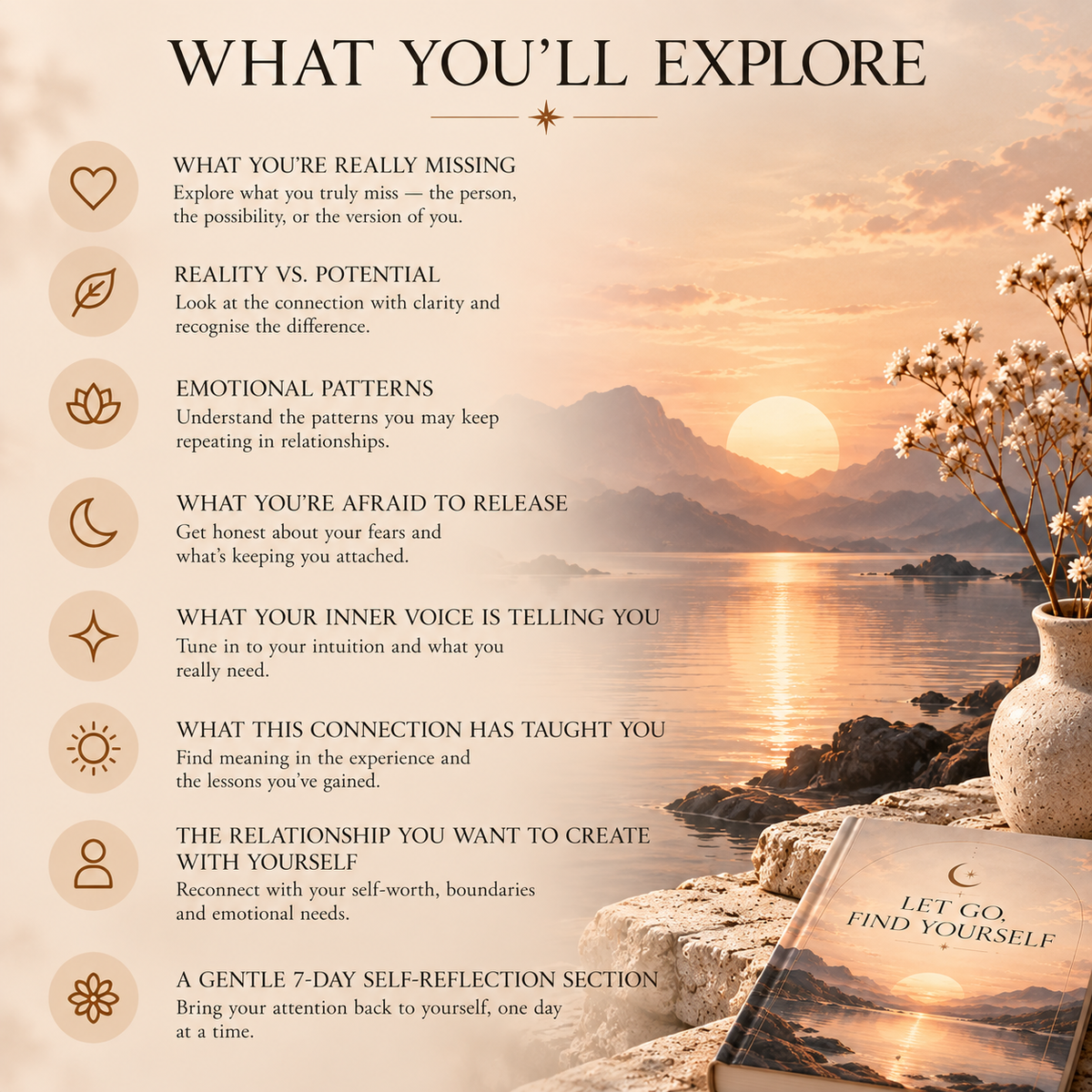 Let Go, Find Yourself — Guided Relationship Journal